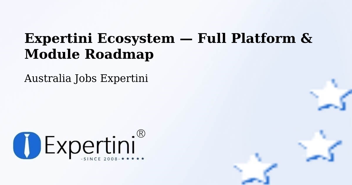 Expertini Ecosystem — Full Platform & Module Roadmap – Bittern