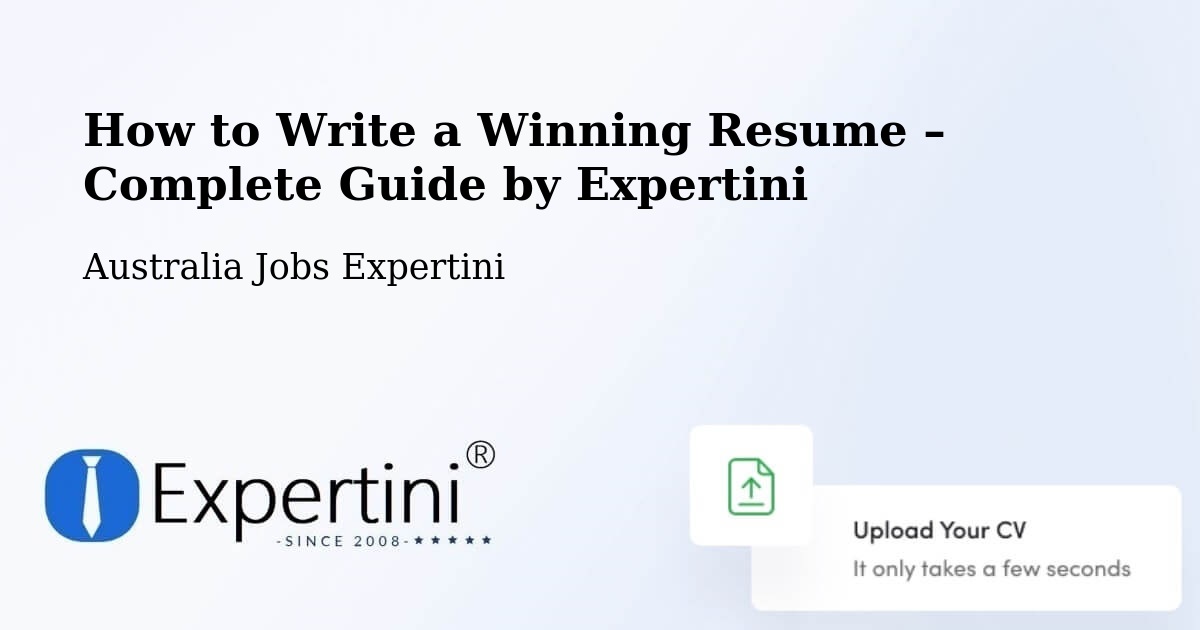 Resume Writing Guide for Job Seekers – Bittern - Bittern, Australia Jobs Expertini